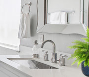 Nantucket Sinks Hammered Stainless Steel Rectangle Undermount Bathroom Sink with Overflow TRS-OF - view 7