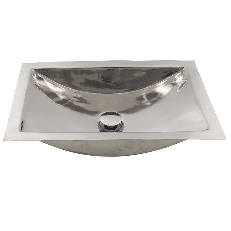 Nantucket Sinks Stainless Steel Rectangle Bathroom Sink TRS-SM