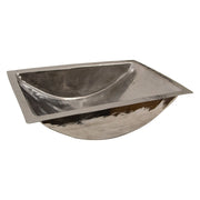 Nantucket Sinks TRS2416 - 23.75 Inch Hand Hammered Stainless Steel Bathroom Sink - view 5