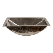 Nantucket Sinks TRS2416 - 23.75 Inch Hand Hammered Stainless Steel Bathroom Sink - view 6