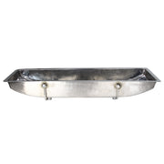 Nantucket Sinks TRS48-OF Stainless Steel Double Trough Undermount Bathroom Sink with Overflow - view 4