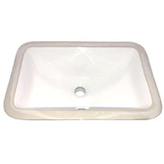 Nantucket Sinks UM-159-W Undermount Ceramic Sink In White - view 2