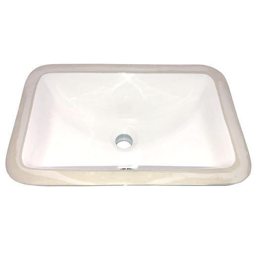 Nantucket Sinks UM-159-W Undermount Ceramic Sink In White - view 2