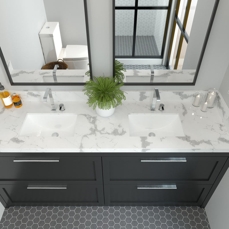 Nantucket Sinks UM-159-W Undermount Ceramic Sink In White - view 6