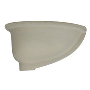 Nantucket Sinks 15 Inch X 12 Inch Undermount Ceramic Sink In Bisque UM-15x12-B - view 3