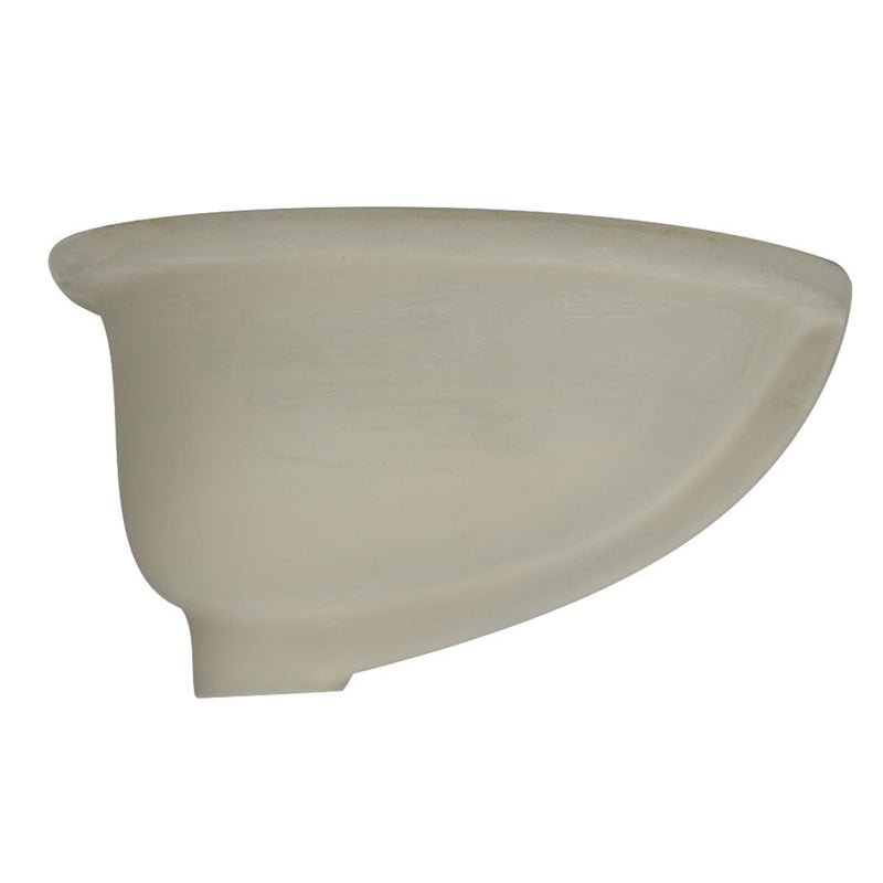 Nantucket Sinks 15 Inch X 12 Inch Undermount Ceramic Sink In Bisque UM-15x12-B - view 3