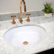 Nantucket Sinks Round Undermount Ceramic Sink In White UM-16CW - view 7