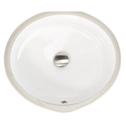Nantucket Sinks Round Undermount Ceramic Sink In White UM-16CW
