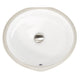 Nantucket Sinks Round Undermount Ceramic Sink In White UM-16CW