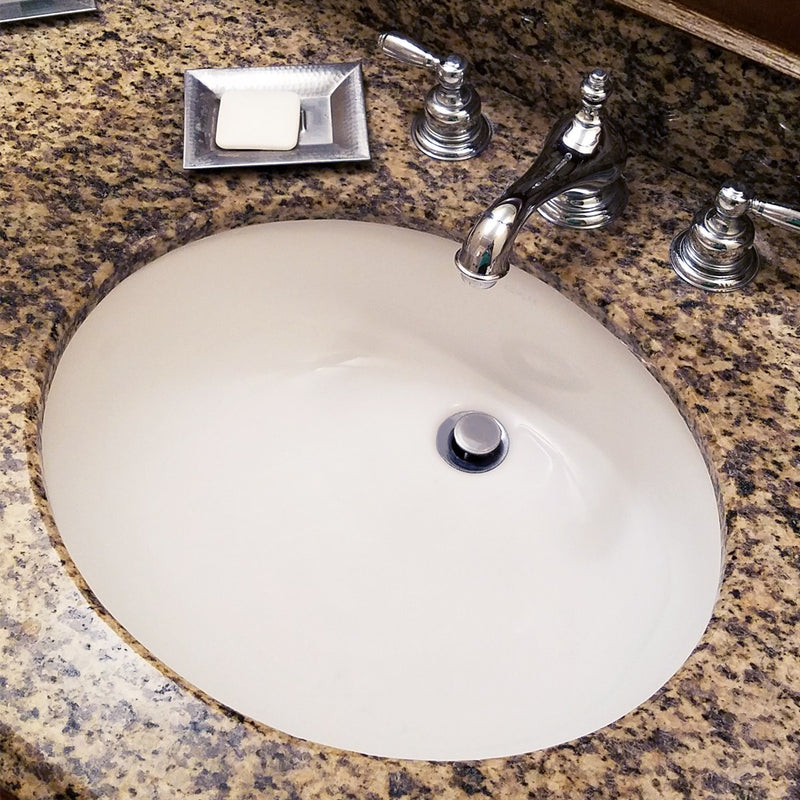 Nantucket Sinks 17 Inch X 14 Inch Undermount Ceramic Sink In White UM-17x14-W-K - view 5