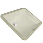 Nantucket Sinks 18 Inch X 12 Inch Undermount Ceramic Sink In Bisque UM-18x12-B - view 2