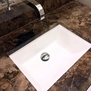 Nantucket Sinks 18 Inch x 13 Inch Undermount Ceramic Sink In White UM-18x13-W - view 4