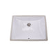 Nantucket Sinks 18 Inch x 13 Inch Undermount Ceramic Sink In White UM-18x13-W
