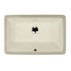 Nantucket Sinks 19 Inch X 11 Inch Undermount Ceramic Sink In Bisque UM-19x11-B