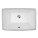 Nantucket Sinks 19 Inch X 11 Inch Undermount Ceramic Sink In White UM-19x11-W