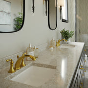 Nantucket Sinks 19.75 Inch Rectangular Arched Front Undermount Ceramic Vanity Sink UM-2016C-W in White - view 5