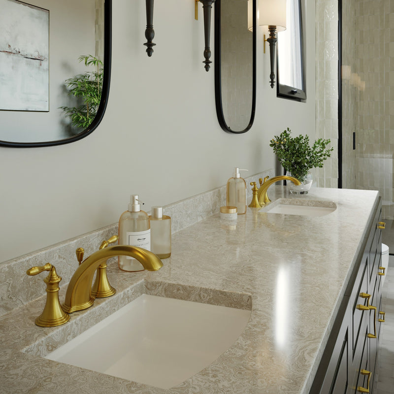 Nantucket Sinks 19.75 Inch Rectangular Arched Front Undermount Ceramic Vanity Sink UM-2016C-W in White - view 5