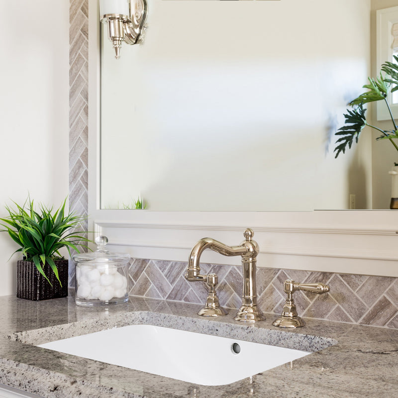 Nantucket Sinks 23.5 Inch Rectangular Undermount Ceramic Vanity Sink UM-2112-W in White - view 6