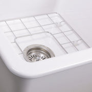 Nantucket Sinks 18-Inch Undermount Fireclay Kitchen Sink - White Wellfleet-1818W - view 2