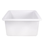 Nantucket Sinks 18-Inch Undermount Fireclay Kitchen Sink - White Wellfleet-1818W - view 5