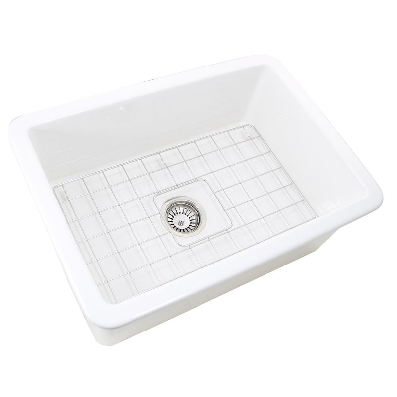 Nantucket Sinks 27-Inch Undermount Fireclay Kitchen Sink Wellfleet-2719W - view 2