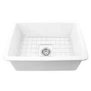 Nantucket Sinks 27-Inch Undermount Fireclay Kitchen Sink Wellfleet-2719W - view 5