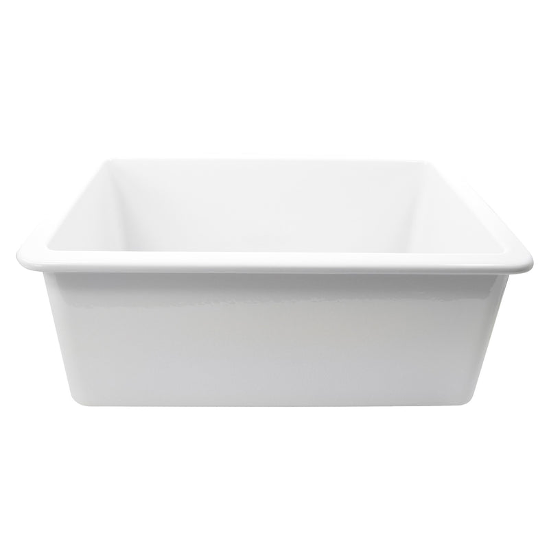 Nantucket Sinks 27-Inch Undermount Fireclay Kitchen Sink Wellfleet-2719W - view 6