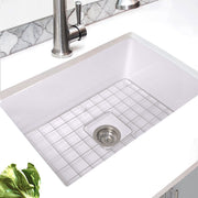 Nantucket Sinks 27-Inch Undermount Fireclay Kitchen Sink Wellfleet-2719W - view 7