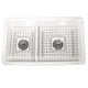 Nantucket Sinks 60/40 Dualmount Fireclay Sink Wellfleet-31OSW