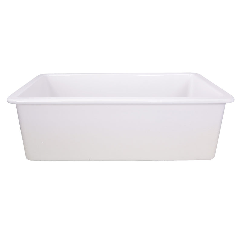 Nantucket Sinks 32-Inch Undermount Fireclay Kitchen Sink Wellfleet-3218W - view 4