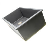 Nantucket Sinks 34-Inch Fireclay Kitchen Sink - Matte Black Wellfleet-3419MatteBlack - view 4