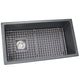Nantucket Sinks 34-Inch Fireclay Kitchen Sink - Matte Black Wellfleet-3419MatteBlack