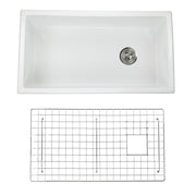 Nantucket Sinks 34-Inch Undermount Fireclay Kitchen Sink Wellfleet-3419W - view 2
