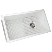 Nantucket Sinks 34-Inch Undermount Fireclay Kitchen Sink Wellfleet-3419W - view 4