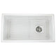 Nantucket Sinks 34-Inch Undermount Fireclay Kitchen Sink Wellfleet-3419W