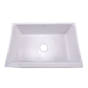 Nantucket Sinks 30 Inch Reversible Italian Fireclay Sink "Waquoit" WH3018FCL - view 2