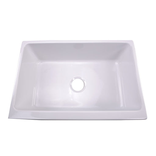 Nantucket Sinks 30 Inch Reversible Italian Fireclay Sink "Waquoit" WH3018FCL - view 2