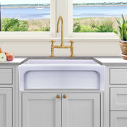 Nantucket Sinks 30 Inch Reversible Italian Fireclay Sink "Waquoit" WH3018FCL - view 8