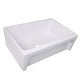 Nantucket Sinks 30 Inch Reversible Italian Fireclay Sink "Waquoit" WH3018FCL