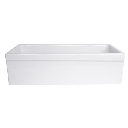 Nantucket Sinks 36-Inch Decorative Apron Farmhouse Fireclay Sink Yarmouth-36W - view 2