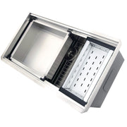 Nantucket Sinks ZR-PS-3620-16 - 36 Inch Pro Series Large Prep Station Single Bowl Undermount Stainless Steel Kitchen Sink with Compatible Accessories - view 3