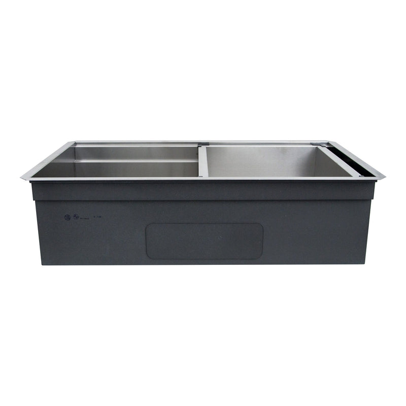 Nantucket Sinks ZR-PS-3620-16 - 36 Inch Pro Series Large Prep Station Single Bowl Undermount Stainless Steel Kitchen Sink with Compatible Accessories - view 6