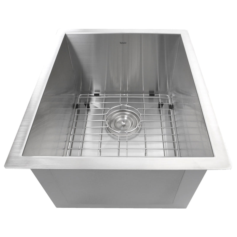 Nantucket Sinks ZR1815 - 15 Inch Pro Series Rectangle Undermount Zero Radius Stainless Steel Bar/Prep Sink - view 3
