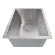 Nantucket Sinks ZR1815 - 15 Inch Pro Series Rectangle Undermount Zero Radius Stainless Steel Bar/Prep Sink - view 5