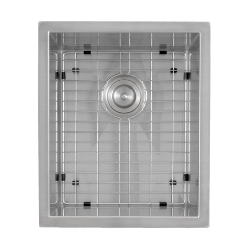 Nantucket Sinks ZR1815 - 15 Inch Pro Series Rectangle Undermount Zero Radius Stainless Steel Bar/Prep Sink