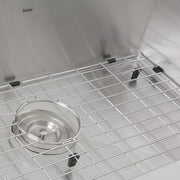Nantucket Sinks ZR2818-8-16 - 28 Inch Pro Series Large Rectangle Single Bowl Undermount Zero Radius Stainless Steel Kitchen Sink, 8 Inch Deep - view 3
