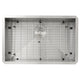 Nantucket Sinks ZR2818-8-16 - 28 Inch Pro Series Large Rectangle Single Bowl Undermount Zero Radius Stainless Steel Kitchen Sink, 8 Inch Deep