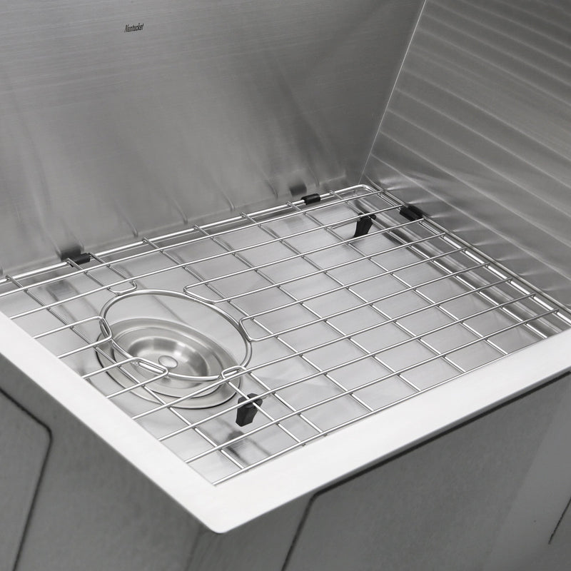 Nantucket Sinks ZR3219-16 - 32 Inch Pro Series Large Rectangle Single Bowl Undermount Zero Radius Stainless Steel Kitchen Sink - view 3