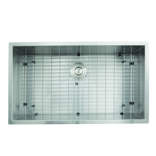 Nantucket Sinks ZR3219-16 - 32 Inch Pro Series Large Rectangle Single Bowl Undermount Zero Radius Stainless Steel Kitchen Sink