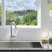 Nantucket Sinks ZR3322-S-16 - 33 Inch Large Rectangle Single Bowl Self Rimming Zero Radius Stainless Steel Drop In Kitchen Sink, 16 Gauge -1 Hole - view 7
